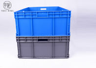 Kotak Penyimpanan Plastik Tugas Berat Besar Dengan Tutup Rumah Tangga 800 * 600 * 280mm