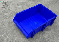 Kotak Bin Plastik Biru / Merah Susun Untuk Penyimpanan Bagian 600 * 400 * 230mm yang Aman