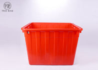 Kotak Bin Plastik Sarang Padat Besar, Wadah Penyimpanan Plastik Merah / Biru Daur Ulang