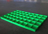 Custom Warerhouse Ground Green Lantai Plastik Pallet Untuk Freezer Suhu Rendah -30 C