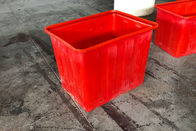 Red Heavy Duty 160L Plastik Recycle Bins Water Tank Untuk Aquaponic Fish Fram
