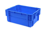 Tempat Sampah Plastik Berwarna Dapat Digunakan Kembali, Dapat Ditumpuk 180º Sarang &amp;amp; Bersarang Kotak Plastik Solid 600 * 400 * 230 mm