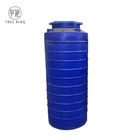 Warna Biru Putaran 250 Galon Tangki Penyimpanan Air Plastik Untuk Penyimpanan Pakan Cair