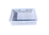 Nampan Plastik Berlubang HDPE Peti Plastik Dilipat Untuk Roti Dan Ikan 600 * 420 * 145