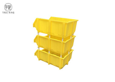 Perakitan Bench Box Plastik Bin, Stackable Storagees Untuk Warehouse Shelving