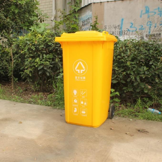 240 liter tong sampah HDPE murni kompos sampah publis atau sampah plastik