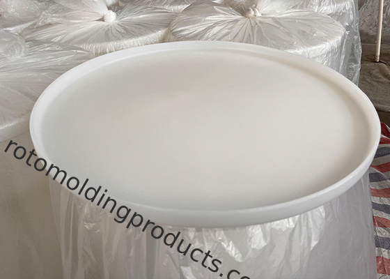 55 Gallon Chemtainer Polyethylene Crosslinked Open Top Cylindrical Tanks PE Untuk Penanganan Bahan