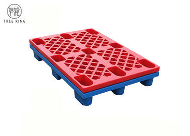 Grid Palet Plastik HDPE Eropa, Rak Pallet Plastik 800 X 1200mm, Beban 1000kg