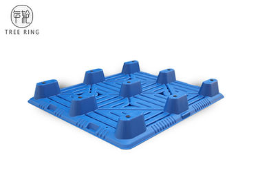 Pp Heavy Duty Industrial Palet Plastik Di Atas Roda Dengan Sembilan Kaki Standar BM-P1210