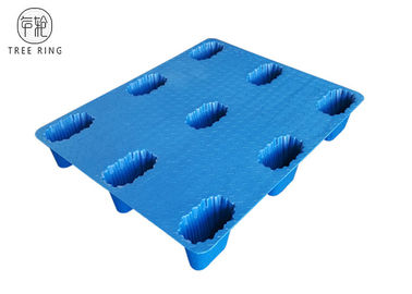 Pp Heavy Duty Industrial Palet Plastik Di Atas Roda Dengan Sembilan Kaki Standar BM-P1210