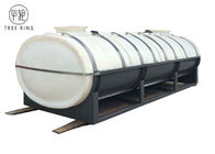 HPT10000L Custom Roto Mold Tangki, Liquid Storage Tank Kaki Horizontal Plastik Di Truk