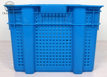Euro berwarna Peti Kemasan Plastik Higienis Berlubang HDPE 630 * 420 * 315 Mm