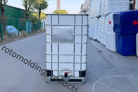 1500 Liter Ibc Kontainer Bulk Intermediate 1200*1100*1165mm untuk Penyimpanan dan Transportasi Kimia