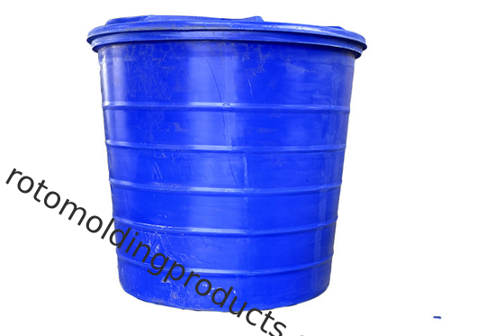 1500Gallon Polyethylene Ltd Open Top Round Pond 6000Liter Bin Untuk Panen Hujan