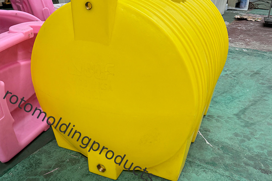 500L Standing Free Custom Rotomolded Elliptical Horizontal Tangki Penyimpanan Air Untuk Panen Air Hujan