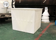 Roto Moulded Poly Box Truck Troli Laundry Besar Mobile Square Dengan Tangki Plastik