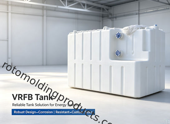 45 M3 Produk Rotomolding Baterai aliran vanadium (VRFB) Tangki penyimpanan elektrolit rotomolded