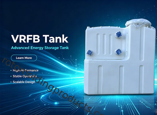 45 M3 Produk Rotomolding Baterai aliran vanadium (VRFB) Tangki penyimpanan elektrolit rotomolded