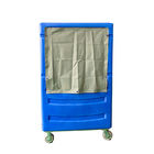 1000 Liter Laundry Linen Trolley Dolly Untuk Penanganan Material